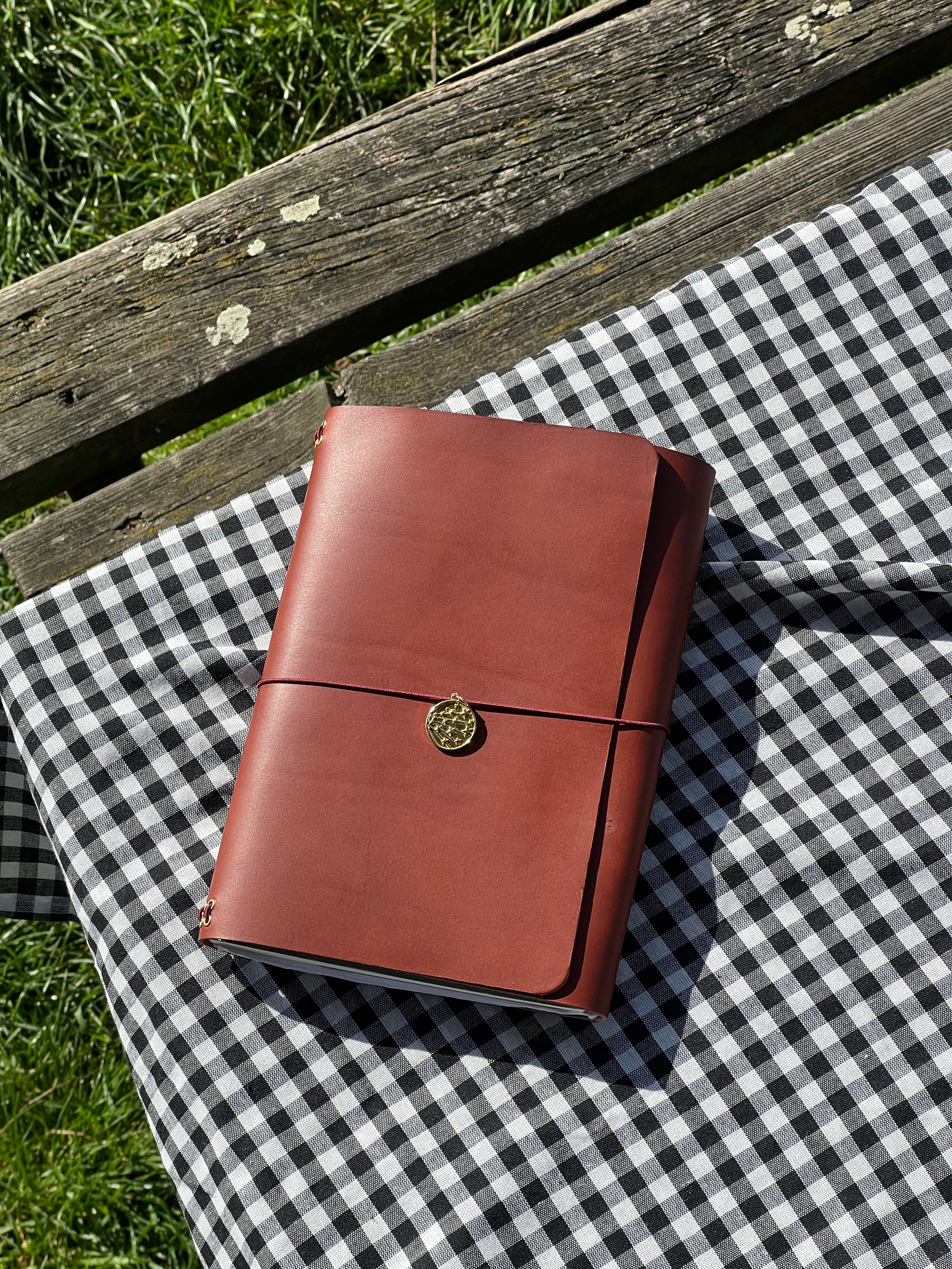 Journal en cuir A5 - Chestnut Noisette
