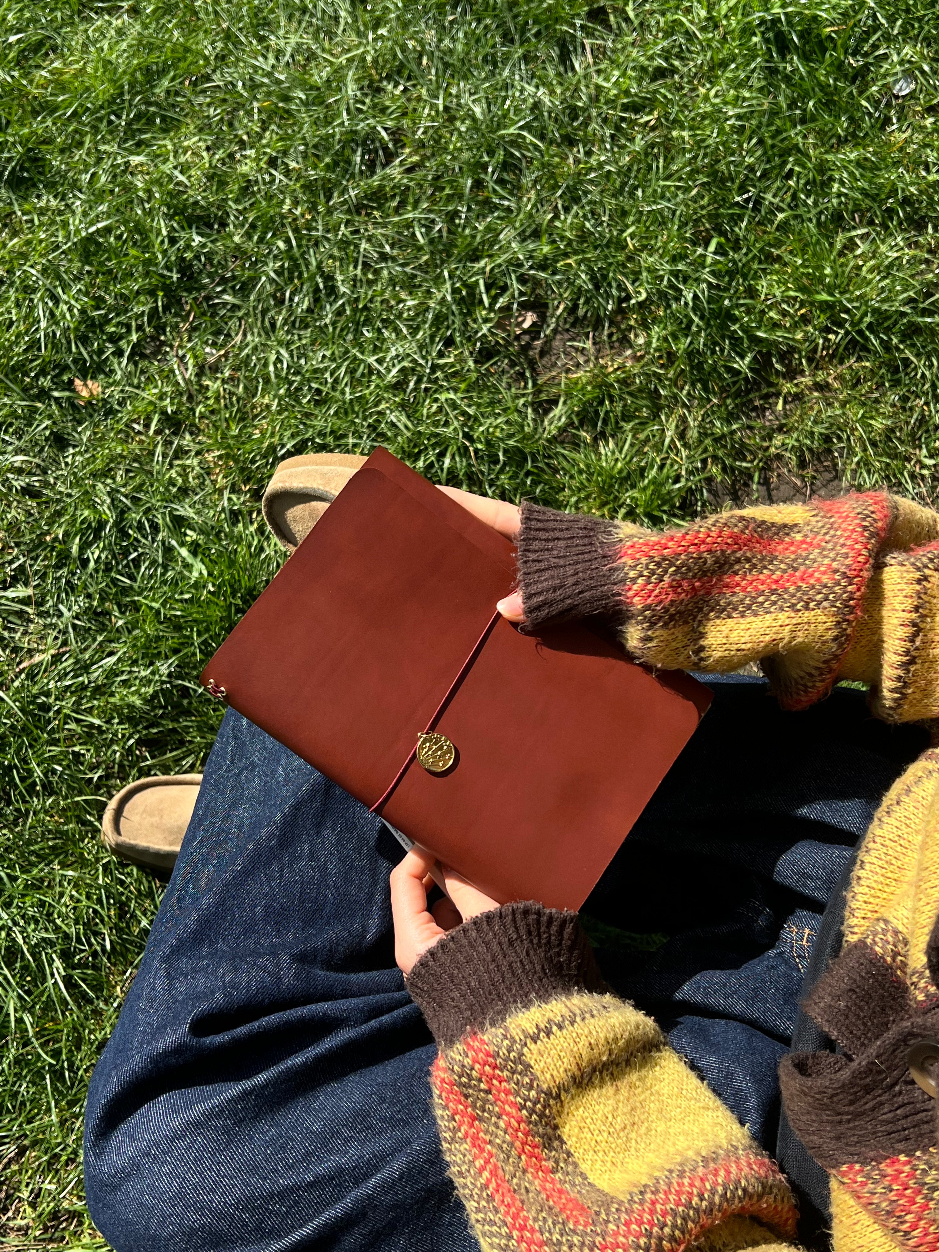Journal en cuir A5 - Chestnut Noisette